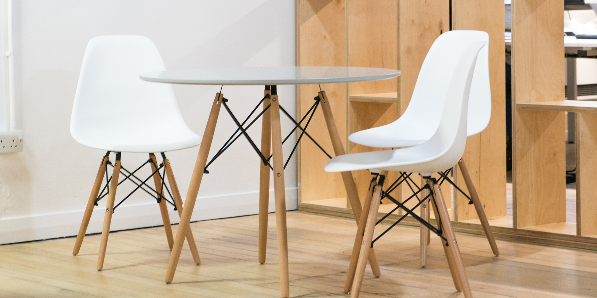 Eames DSW Inspired Chairs and Table