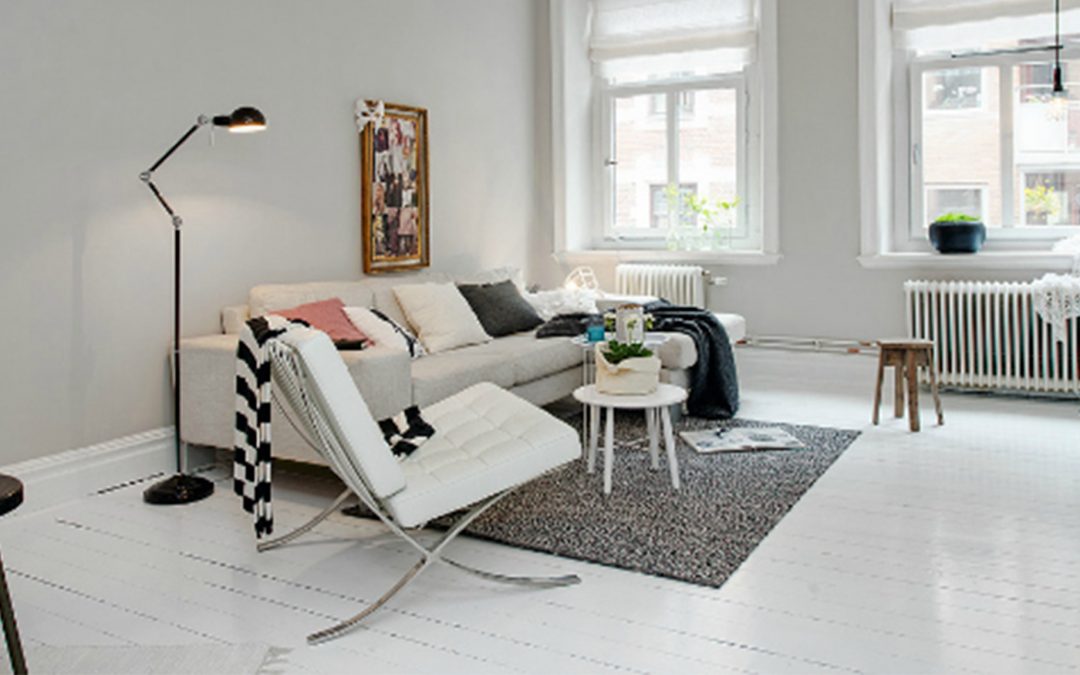 Barcelona chair inspired by Mies Van der Rohe