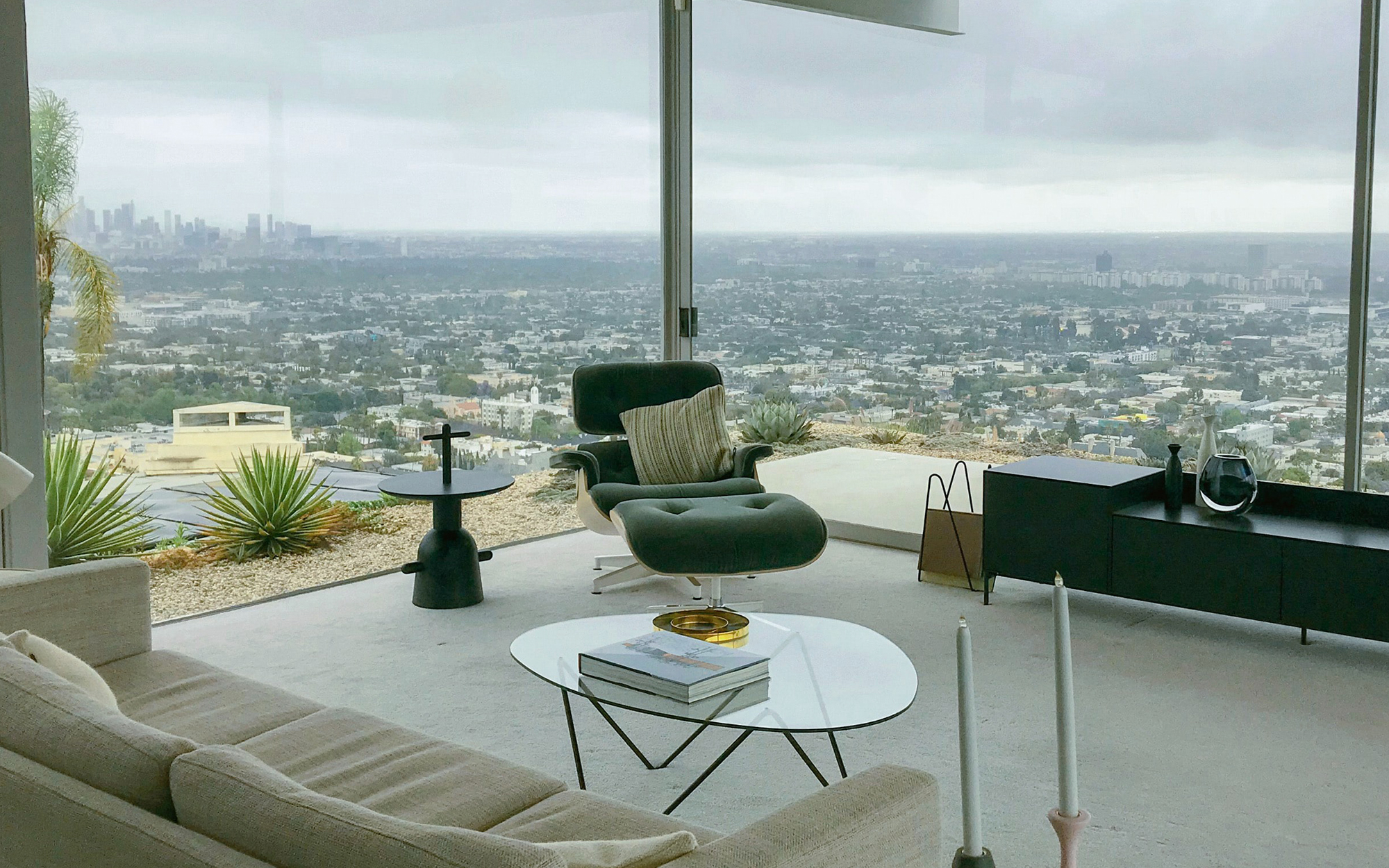 Eames Lounge Chair in a Mid-Century Modern Home