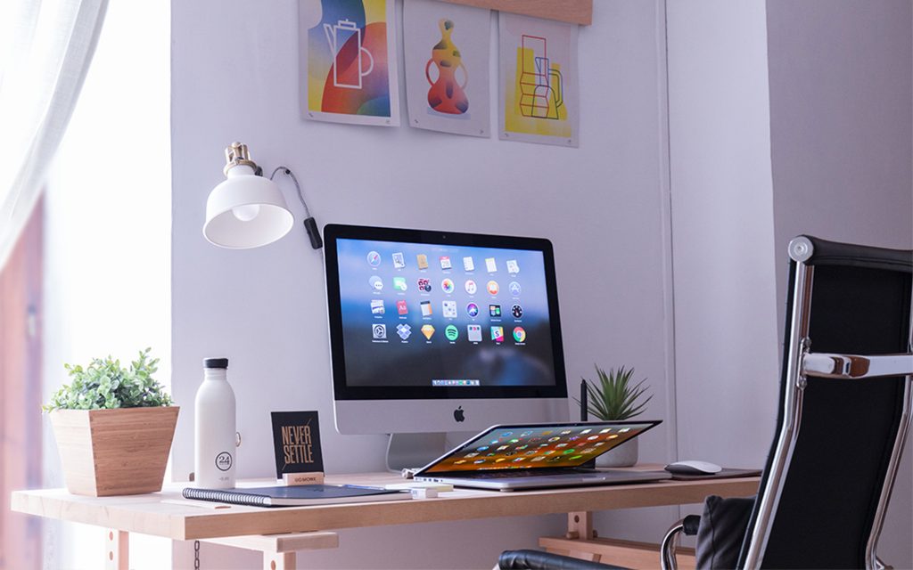 Eames EA119 Office Chair in Black Leather