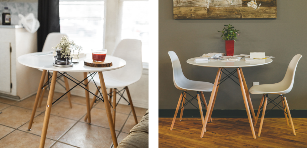 two-white-dining-tables