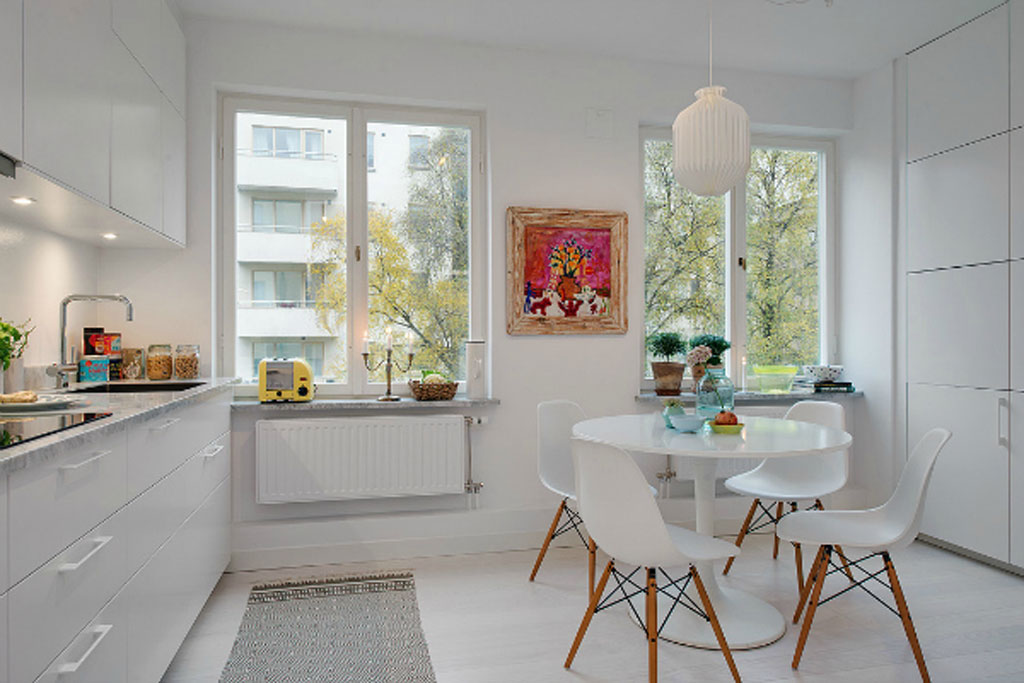 modern-white-kitchen-with-dining-table