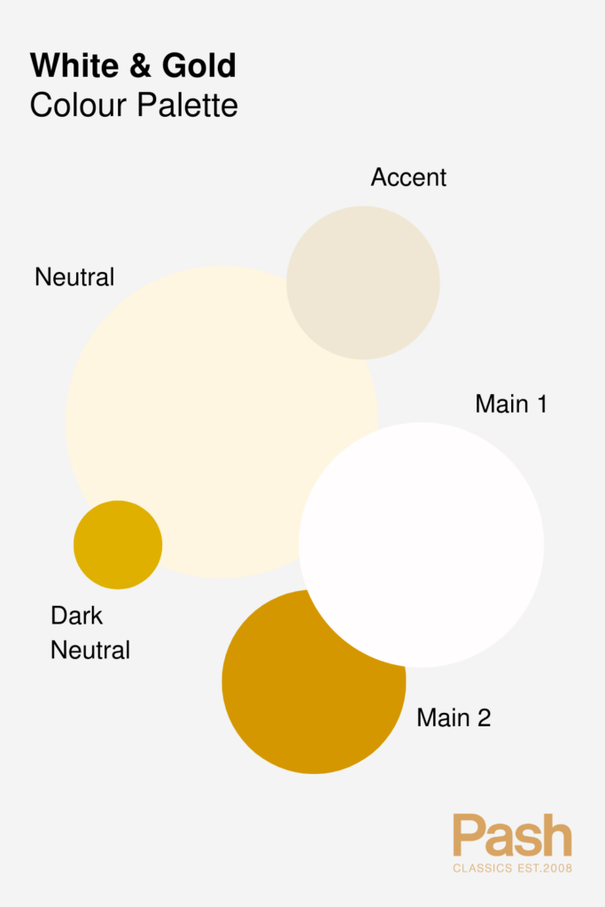 white-and-gold-colour-palette