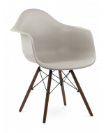 Eames DAW Chair Replica - Beige & Walnut Legs 
