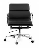 Eames EA217 Office Chair Replica - Black Leather