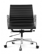 Eames EA117 Management Office Chair Replica - Black Leather