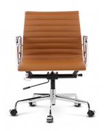 Eames Style EA117 Management Office Chair - Tan Brown Leather