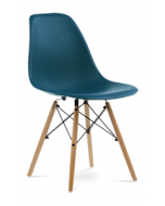 Eames DSW Chair Replica - Ocean & Beech Legs