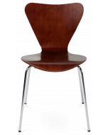 Jacobsen Series 7 Chair in Walnut Plywood - front