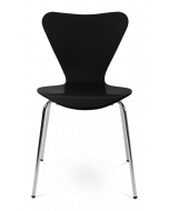 Jacobsen Style Series 7 Dining Chair - Black Plywood