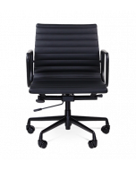 Limited Edition Eames EA117 Office Chair Replica - Black Leather