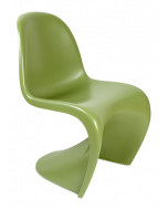 Panton Style S Chair - Green Plastic