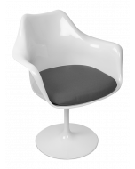 Saarinen Tulip Armchair Replica - front angle