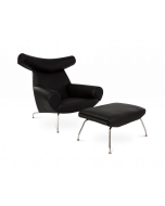 Wegner Style Ox Chair & Ottoman