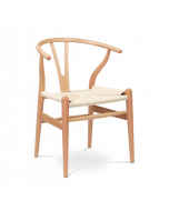 Wegner Wishbone Chair Replica - front angle