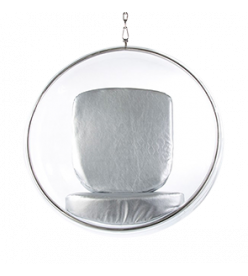 Aarnio Bubble Chair Replica - Silver PVC