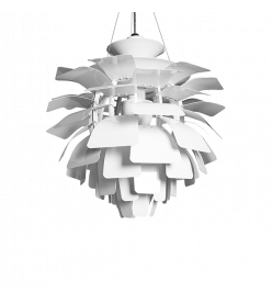 Artichoke Lamp Replica - White