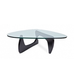 Noguchi Style Tribeca Coffee Table - Black Wood