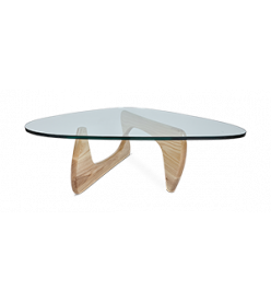 Noguchi Style Tribeca Coffee Table - Natural Wood
