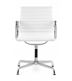 Eames Style EA108 Office Chair - White Leather
