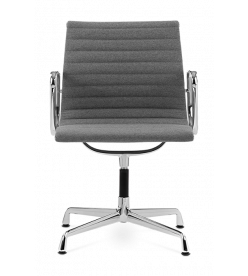 Eames Style EA108 Office Chair - Mid Grey Wool