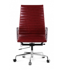 Eames EA119 Office Chair Replica - red wine leather