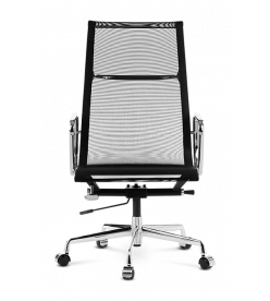 Eames Style EA119 Office Chair - Black Mesh