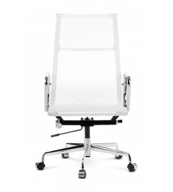 Eames Style EA119 Office Chair - White Mesh