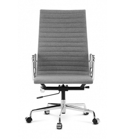 Eames Style EA119 Office Chair - Mid Grey Wool