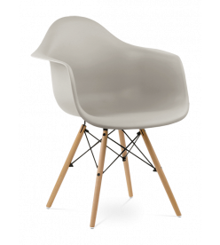 Eames DAW Chair Replica - Beige & Beech Legs 