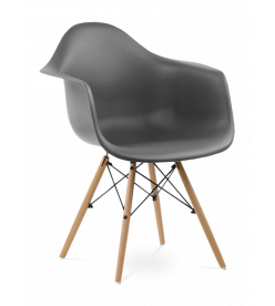Eames DAW Chair Replica - Dark Grey