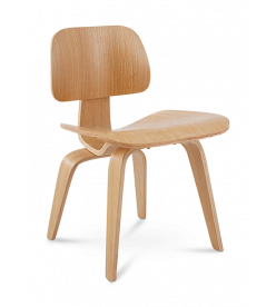 Eames Style DCW Chair - Oak Veneer