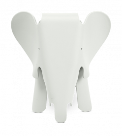 Eames Elephant Replica in white - front