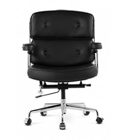Eames Executive ES104 Office Chair Replica - Black Leather 