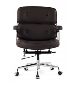 Eames Executive ES104 Chair Replica in Dark Brown real Italian Leather