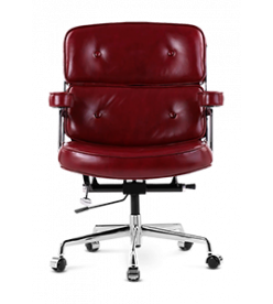 Eames Executive ES104 Office Chair Replica - Red Wine Leather