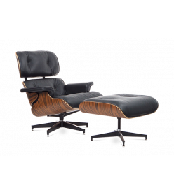 Eames Lounge Chair & Ottoman - front angle