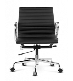 Eames EA117 Management Office Chair Replica - Black Leather