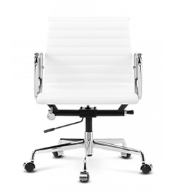 Eames EA117 Management Office Chair Replica in White Leather