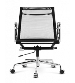 Eames Style EA117 Management Office Chair - Black Mesh