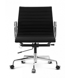 Eames Style EA117 Management Office Chair - Black Wool