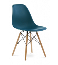 Eames DSW Chair Replica - Ocean & Beech Legs