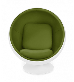 Aarnio Style Ball Chair - Green Wool