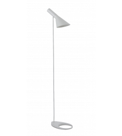 Jacobsen AJ Floor Lamp Replica - White angle