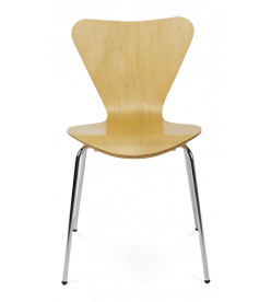 Moulded Plywood Chair Replica - front