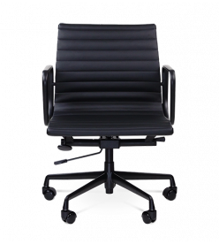Limited Edition Eames EA117 Office Chair Replica - Black Leather