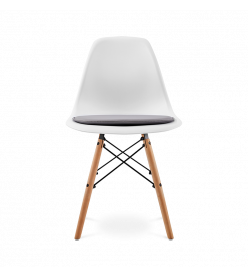 Eiffel Chair Seat Pad Cushion in Mid Grey - chair & cushion