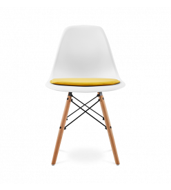 Eiffel Chair Seat Pad Cushion in Mustard - chair & cushion