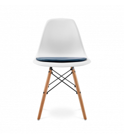 Eiffel Chair Seat Pad Cushion in Ocean - chair & cushion