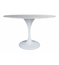 Saarinen 120cm Tulip Table - Carrara marble 